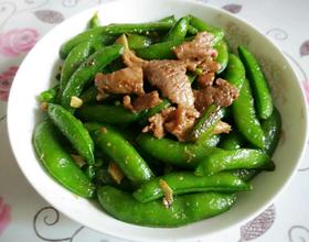 甜豆炒肉[图]