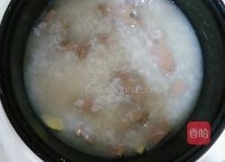 葱花猪肝粥的做法图解4