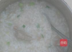 葱花猪肝粥的做法图解5