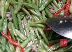 炒四季豆的做法图解5