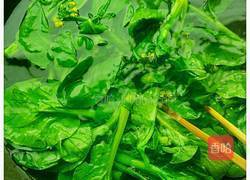 油淋菜心的做法图解3