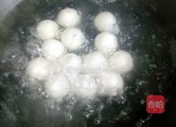 蛋花米酒汤圆的做法图解2
