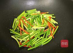 香干炒蒜苔的做法图解8