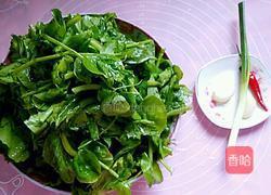 清炒豌豆苗的做法图解1