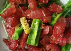 青椒炒甜肠的做法图解8