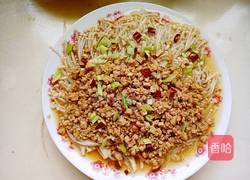 蒜蓉肉末金针菇的做法图解14