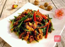 核桃仁炒韭菜的做法图解6