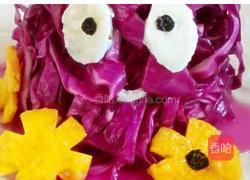 凉拌紫甘蓝之巴巴爸爸的做法图解8