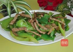 干煸肉丝炒双椒的做法图解7