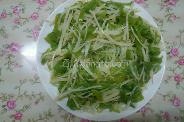 青椒土豆丝