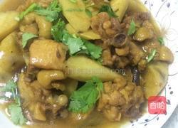 鸡腿炖山药的做法图解4