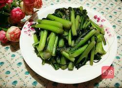 清炒红菜苔的做法图解7