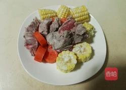 玉米胡萝卜汤的做法图解4