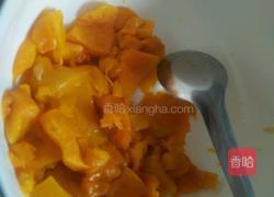 南瓜玫瑰卷的做法图解2