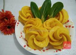 南瓜玫瑰卷的做法图解11