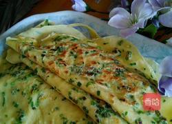 蒜苗鸡蛋饼的做法图解8