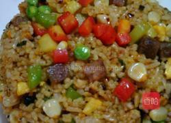 老干妈什锦蛋炒饭的做法图解9