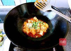 番茄豌豆烧豆腐的做法图解5