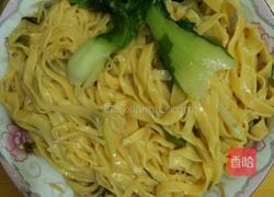 南瓜鸡蛋手擀面的做法图解8