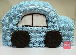 汽车奶油蛋糕的做法图解15