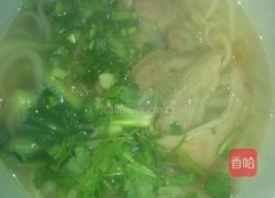 青菜牛肚面的做法图解6