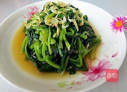 虾皮油麦菜的做法图解6