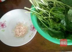 虾皮油麦菜的做法图解3