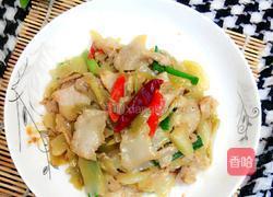 咸菜炒肉片的做法图解8