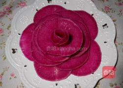 糖醋红心萝卜花的做法图解8