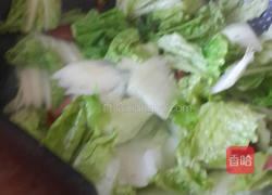 火腿炒白菜片的做法图解5