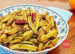干煸四季豆的做法图解8