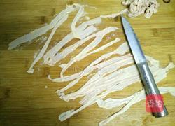 青椒炒鸭肠的做法图解5