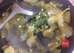 咸菜炒粉肠的做法图解10