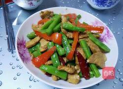 鸡脯肉炒四季豆的做法图解6