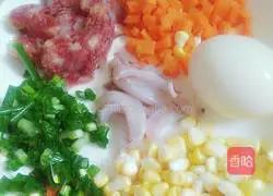 Fried Rice (Color) Recipe Illustration 1