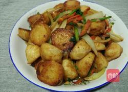 炒墨鱼丸的做法图解5