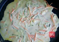 黄瓜胡萝卜鸡蛋饼的做法图解7