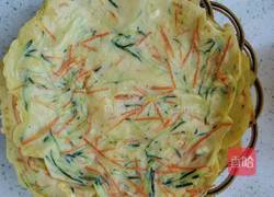 黄瓜胡萝卜鸡蛋饼的做法图解8