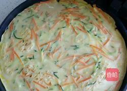 黄瓜胡萝卜鸡蛋饼的做法图解9