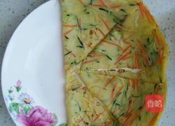 黄瓜胡萝卜鸡蛋饼的做法图解11