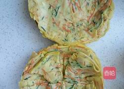 黄瓜胡萝卜鸡蛋饼的做法图解12