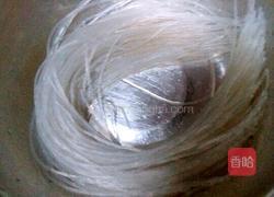 肉丝菠菜粉的做法图解1