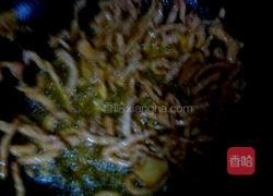 肉丝菠菜粉的做法图解3