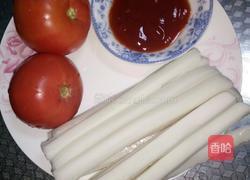 番茄炒年糕的做法图解1