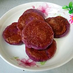 紫薯糯米饼的做法[图]