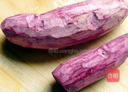 紫薯糯米饼的做法图解1