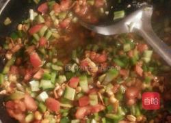 蒜容三色炒饼的做法图解5