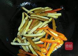 韭菜炒香干的做法图解4