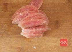 肉片炒蒜苔的做法图解2