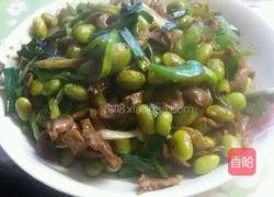 鸭肫炒毛豆的做法图解7
